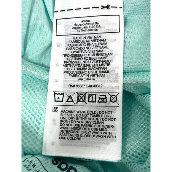 Adidas Own The Run Men’s Shorts S Green White Triple Striped Logo 9” AEROREADY - Picture 16 of 16